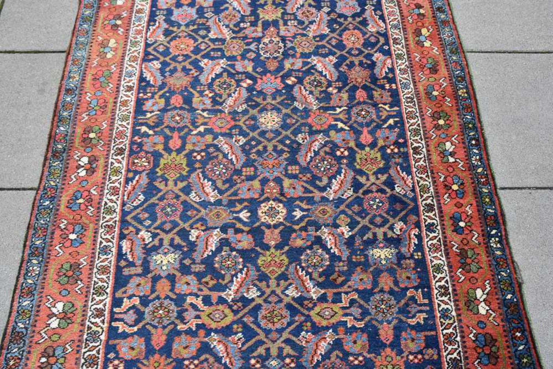 TEPPICH 14, Bijar, Wolle auf Wolle, Iran, 20. Jahrhundert 595 x 136 cm - Bild 10 aus 13