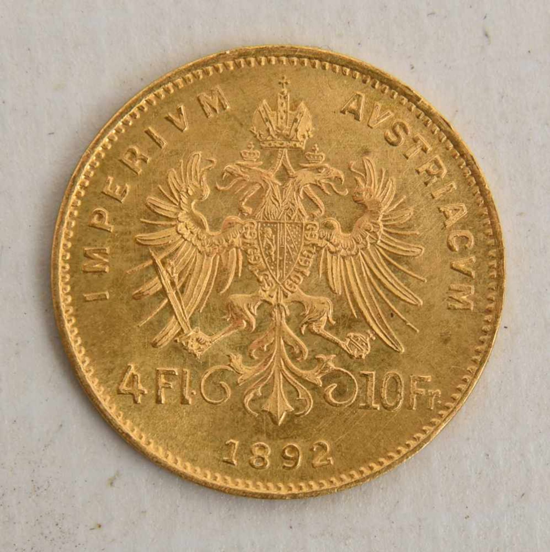 GOLDMÜNZEN KONVOLUT, 4 mal diverse Münzen, 19/20. Jhd. (8) Gesamtgewicht 19 gramm, - Bild 8 aus 9