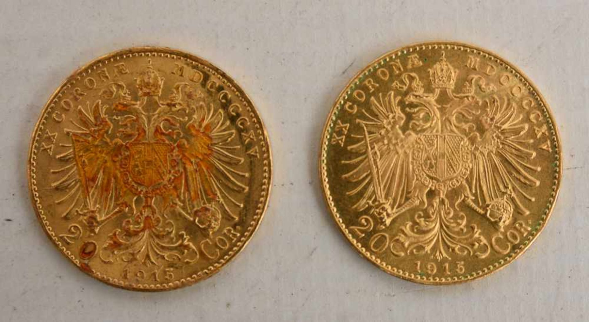 GOLDMÜNZEN KONVOLUT, Dukaten und Florin, 19. und. 20. Jahrhundert (3) 6 Münzen Konvolut bestehend - Image 9 of 9