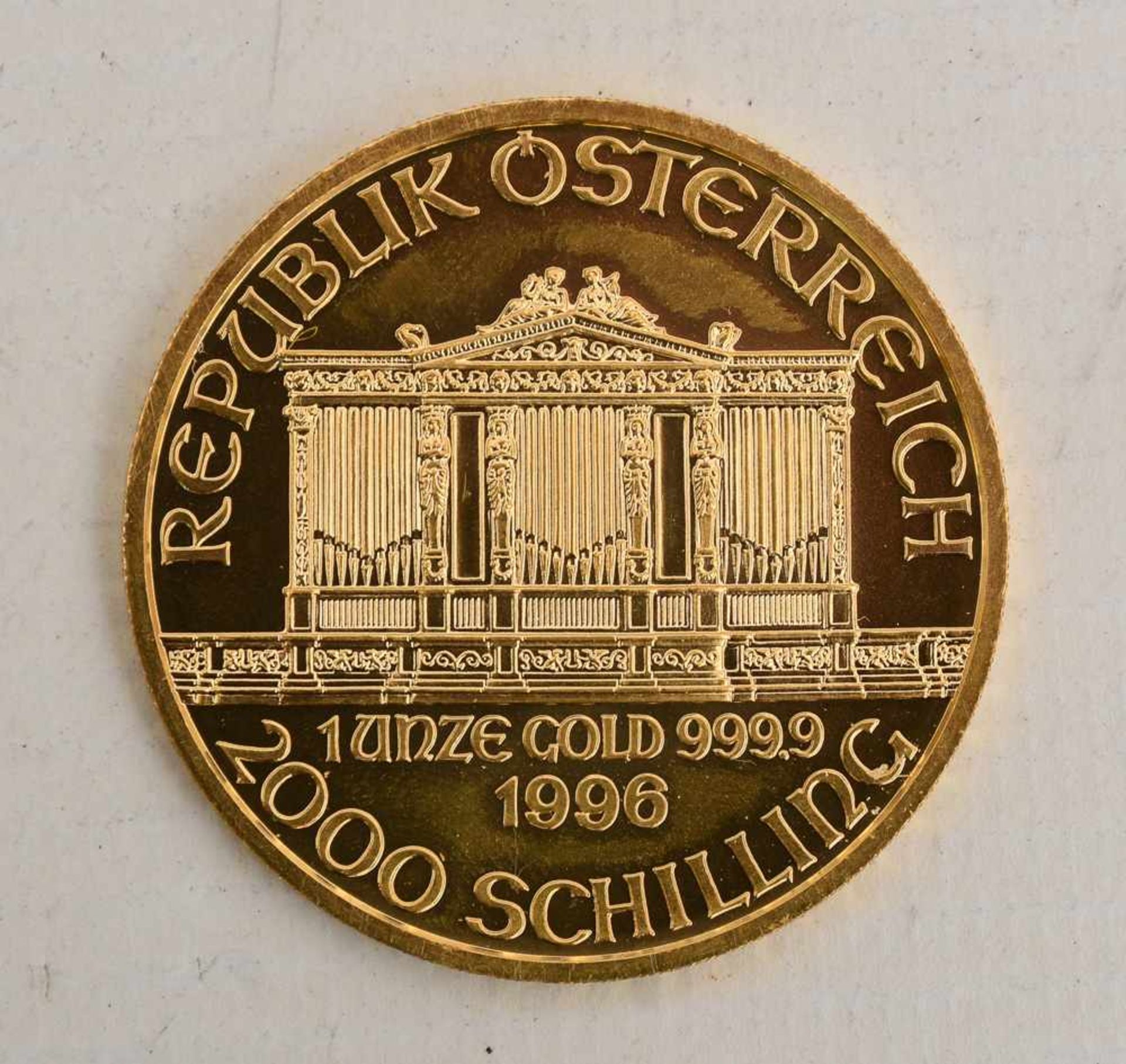 GOLDMÜNZEN KONVOLUT, Philharmoniker und Gedenkmünze, 20. Jhd. (9) Gedenkmünze: 19 gramm, - Bild 5 aus 5