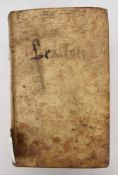 LEXIKON, Cornucopiae linguae Latinae, 19. Jh.Das Buch wurde als Schulbuch benutzt und ist auf den