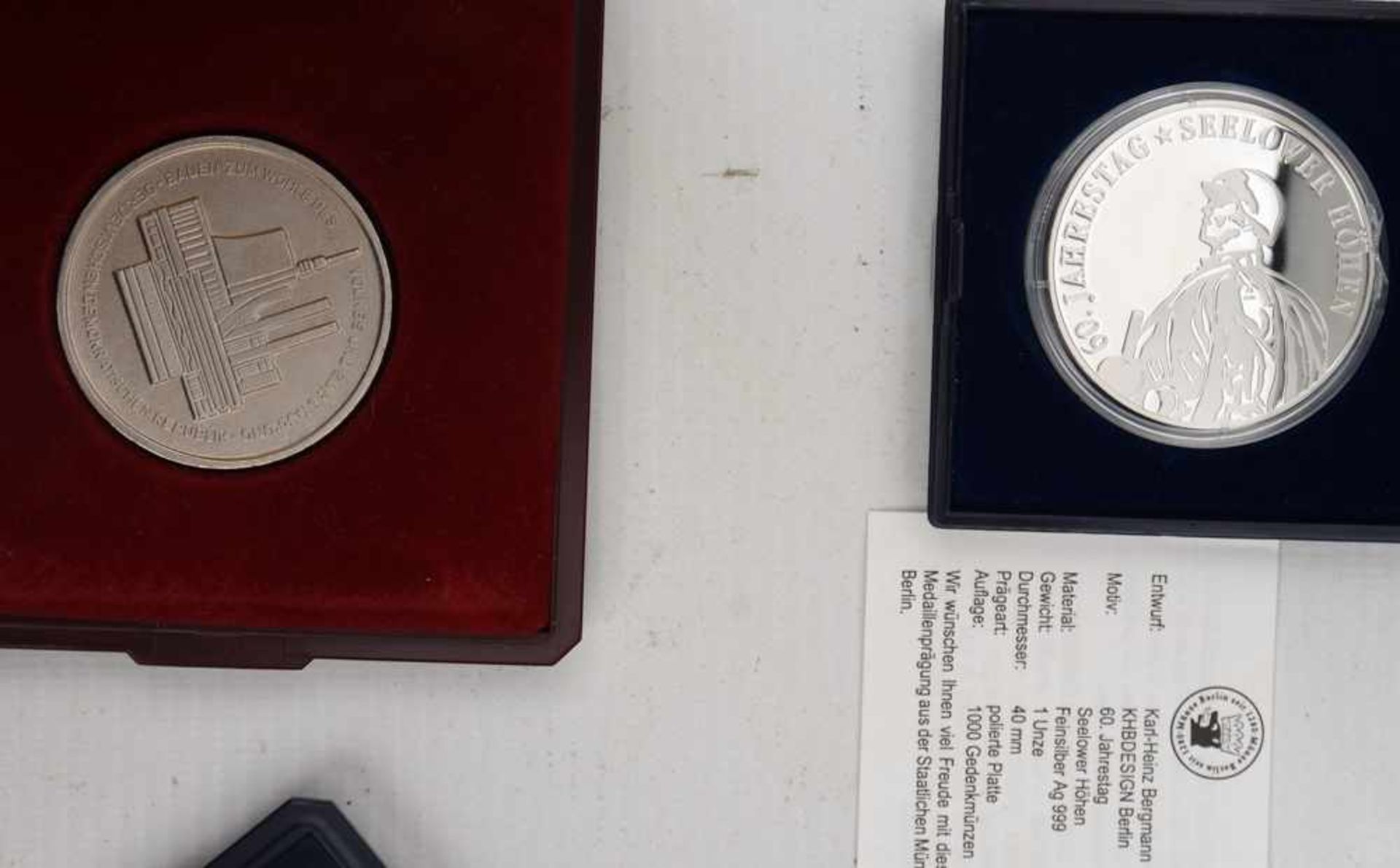 SILBERMÜNZEN, Konvolut Gedenkmünzen, 20. Jhd (12)Diverse Silbermünzen 11 Stück plus eine Elvis - Bild 6 aus 7