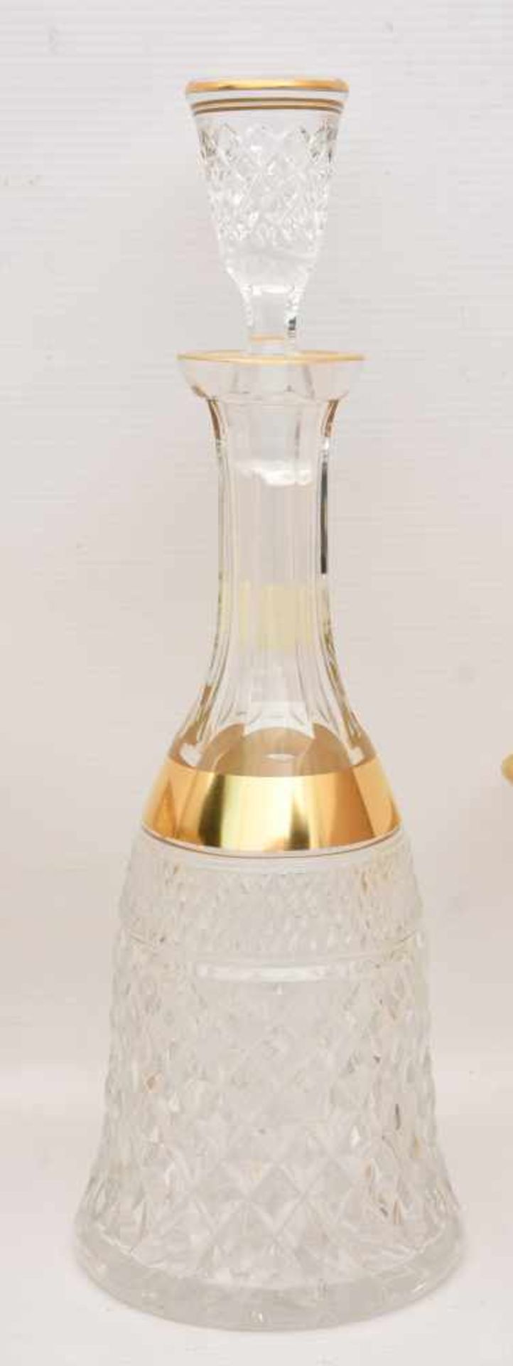 SAINT LOUIS, Exklusive Kristalgläser der Serie "Thistle Gold", Frankreich, 20. Jh.In einem Guten - Bild 7 aus 26