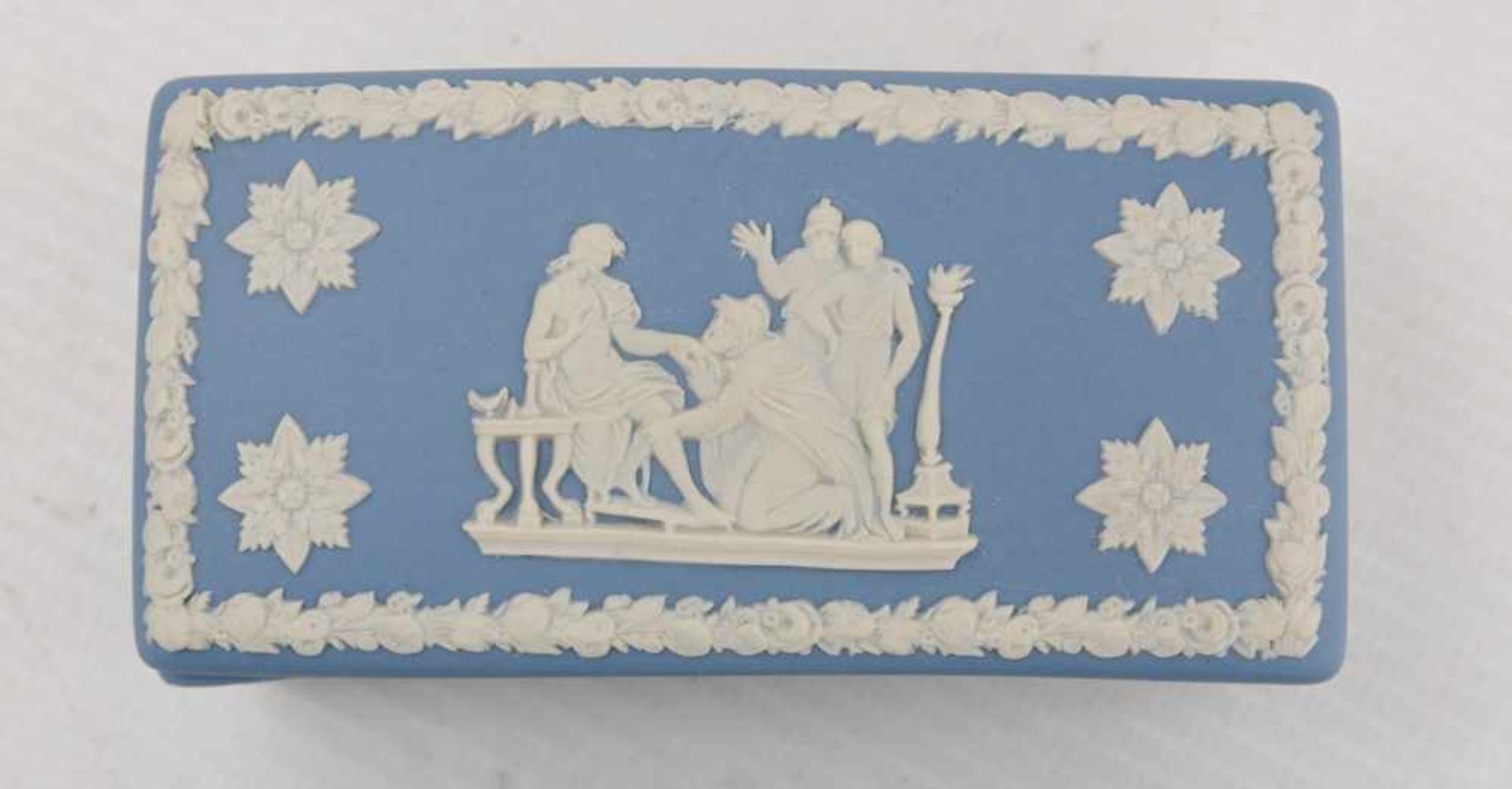 WEDGEWOOD KONV. Drei Döschen und zwei Tablets, England, 20. JhSehr guter Zustand. 4,5 - 27 cm. - Bild 2 aus 4