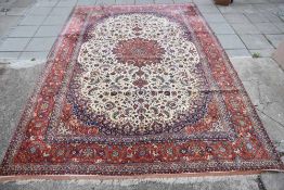 Teppich, Persien, 20. Jhd.306 x 426 cmteilweise ausgewaschene Farben