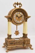 SCHMID, Carriage-clock, Deutschland, 20. Jh.Massive Messinguhr in sehr gutem Zustand des