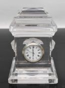 STANDUHR, Rosenthal meets Versace, Glas, Deutschland, 20.Jh.Einwandfreier Zustand, allerdings ist