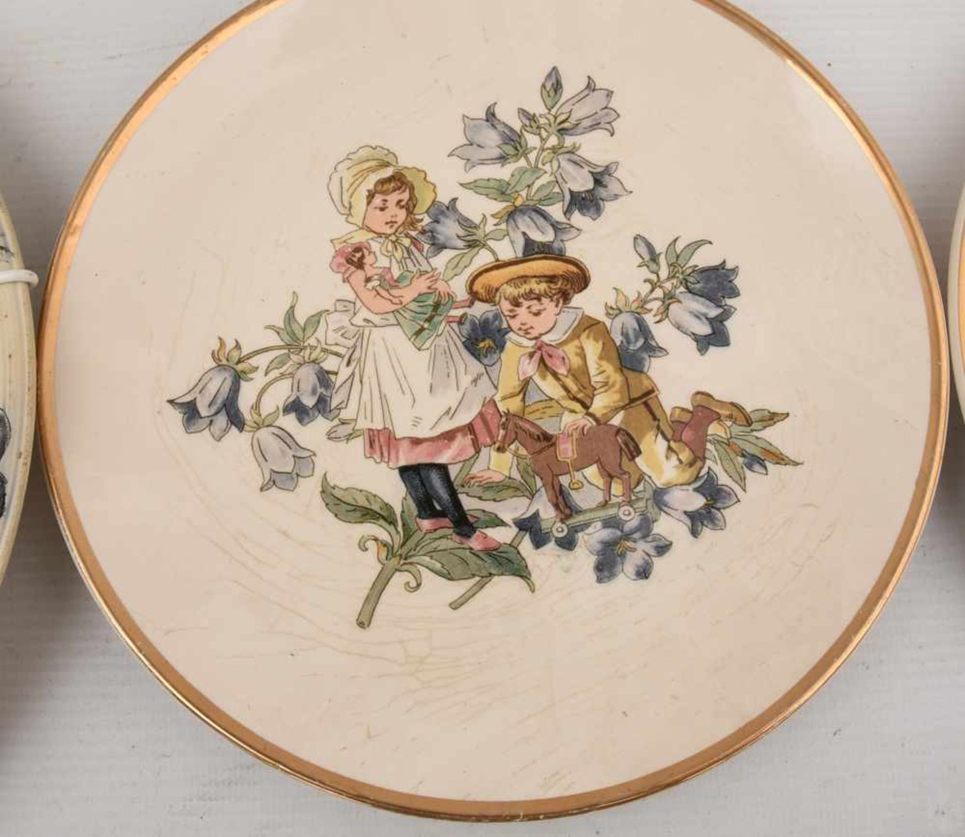 KONV. VON ZIERTELLERN, Villeroy & Boch, Delft u.a.Vier Teller von Villeroy & Boch, einer unbekannt , - Bild 7 aus 11