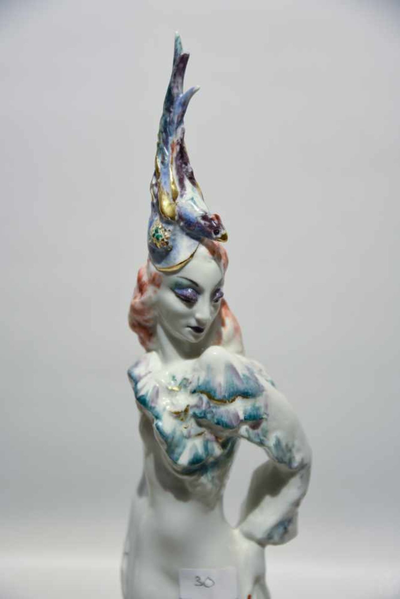 MEISSEN FIGUR LIMITED EDITION, Modell tanzend, Deutschland, 2005.Modern und stolz anmutende Figur - Image 3 of 9