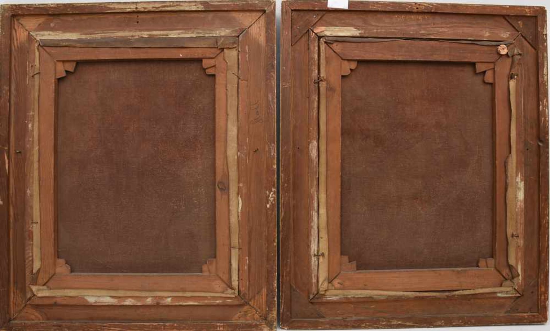 CARL BARTOSCHECK, " Zwei Portraits eines Paares", Öl auf Leinwand, gerahmt, signiert und datiert, - Image 2 of 7
