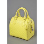 Louis Vuitton "Speedy Cube PM" Tasche, Lack Zitonengelb, LV collection F/S 2013, Nr. FL 0163,