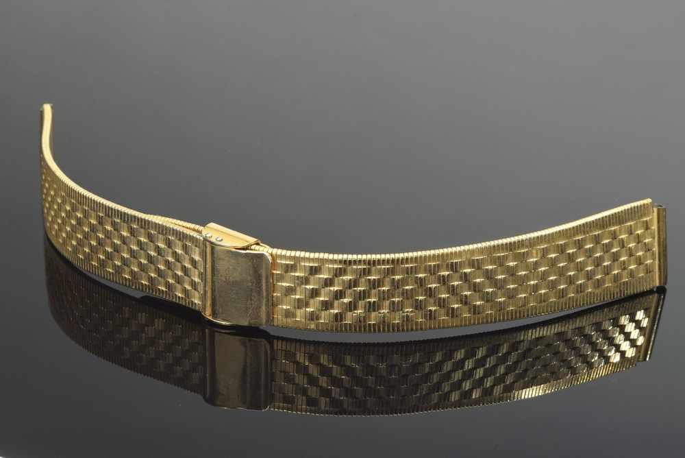 Uhrenarmband GG 750 in "Rolex" Art, 34,4g, L. 16,5cm Watchstrap YG 750 in ''Rolex'' Art, 34,4g, l.