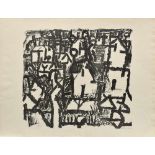 Bargheer, Eduard (1901-1979) "Stadt", Lithographie, sign., 40x44cm Bargheer, Eduard (1901-1979) ''