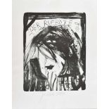 Meese, Jonathan (*1970) "Der Rufbote" 2003, Lithographie/Papier, u.m.sign./dat., Griffelkunst