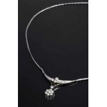 WG 585 Collier mit 14 Brillanten und 2 8/8 Diamanten (zus. ca. 0.50ct/VS-SI/W-TCR) Juwelier Sack/