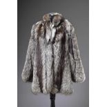 Silberfuchs Jacke, Gr. 42/44Silver fox jacket, size 42/44