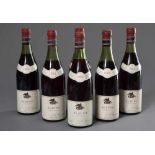 6 Flaschen "Beaune" 1962, A. Ligeret, Cote d`or, Apellation controlée, 750 ml, Etiketten