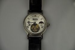 ARMBANDUHR Raoul U Braun, Tourbillon, Automatik, RUB 05-17, rundes Stahlgehäuse mit Tag/Nachtanzeige