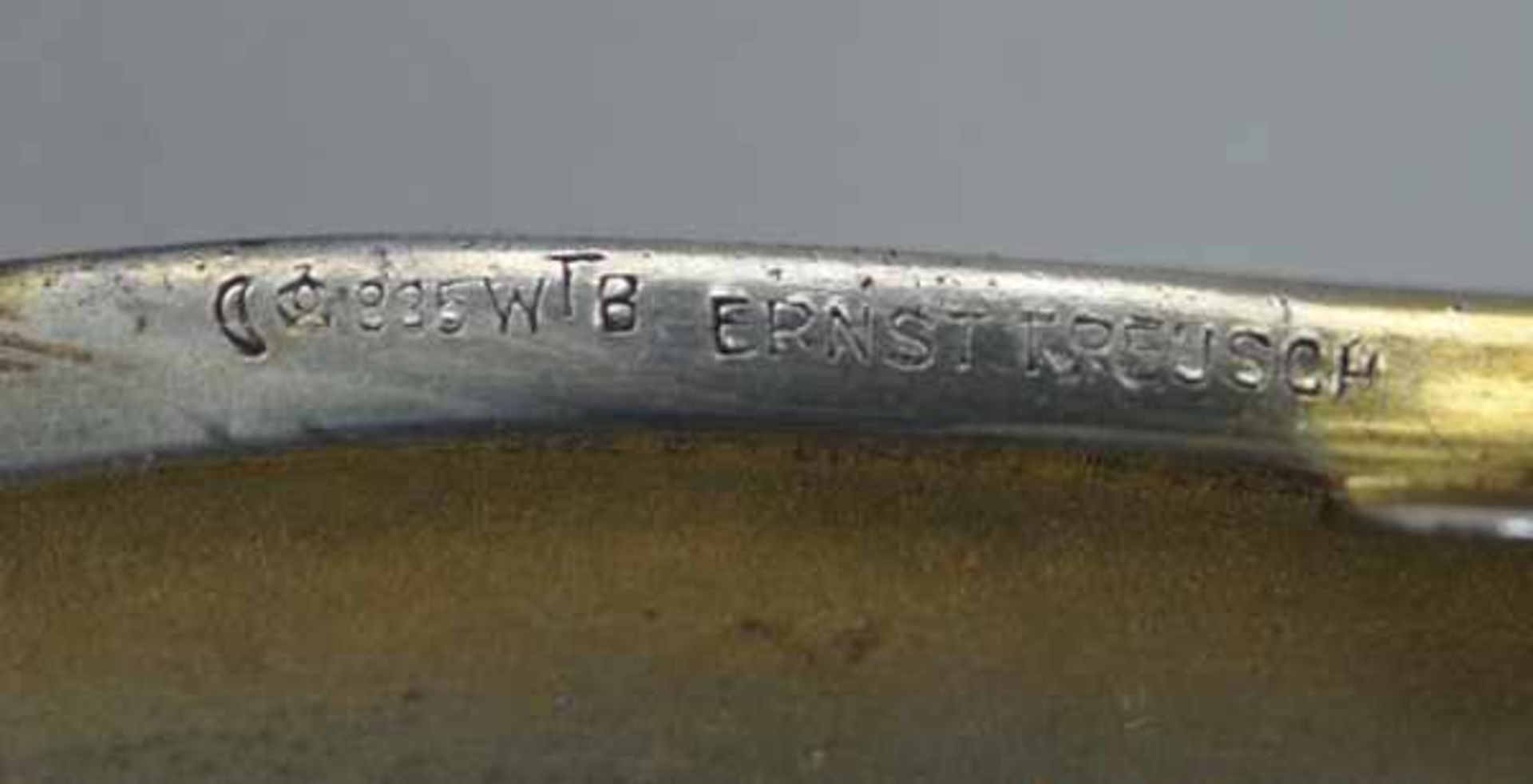 ETUI rechteckig mit leicht geschwungenen Ränder, Wilhelm T. Binder, Silber 835, 96gr, 9x8cm - Bild 3 aus 3