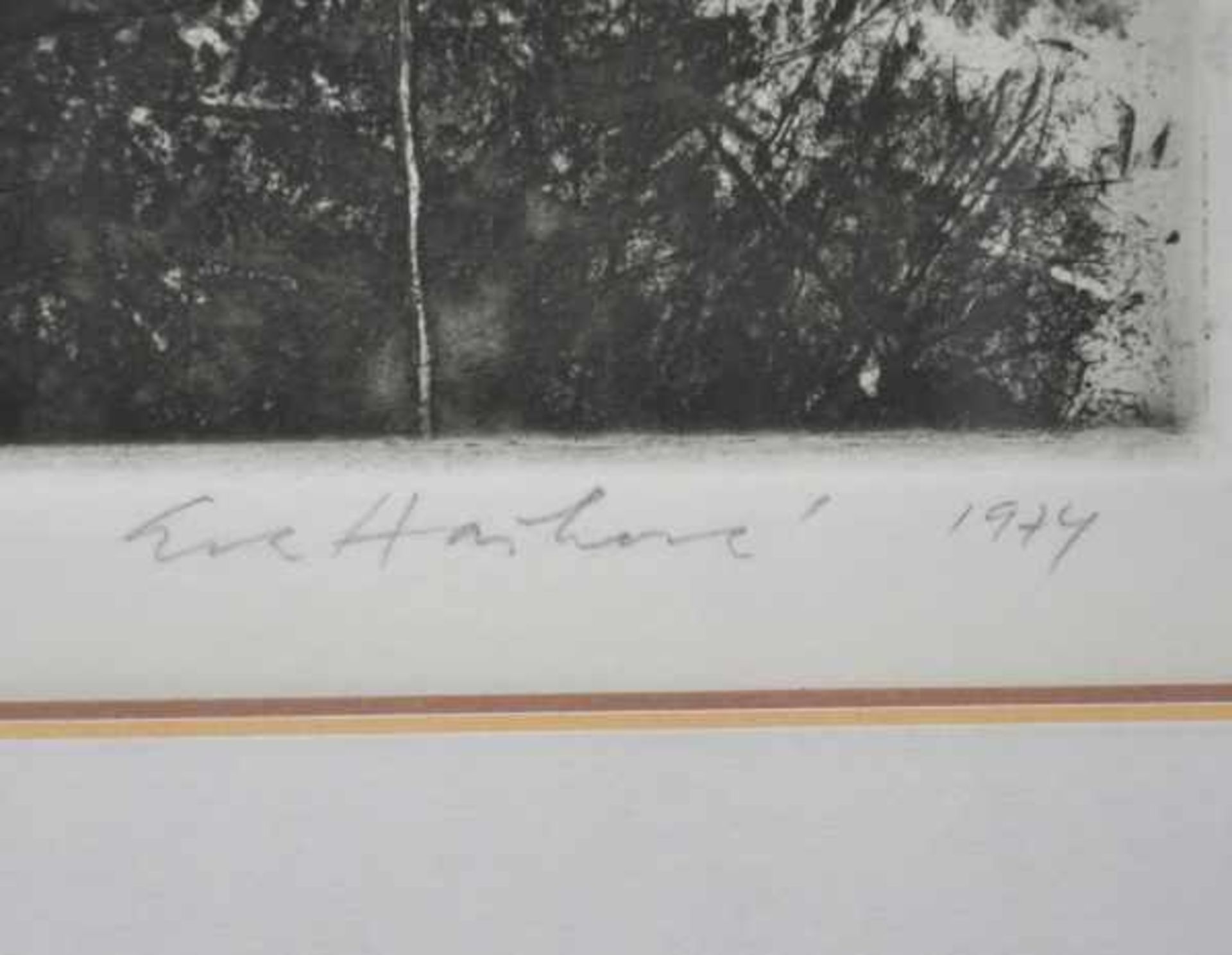 HASKOVA Eva (1946 Kladno) "Frau mit Chrysantheme", Pfau u. Farnen, Ex. 3/20, signiert und datiert - Image 3 of 3