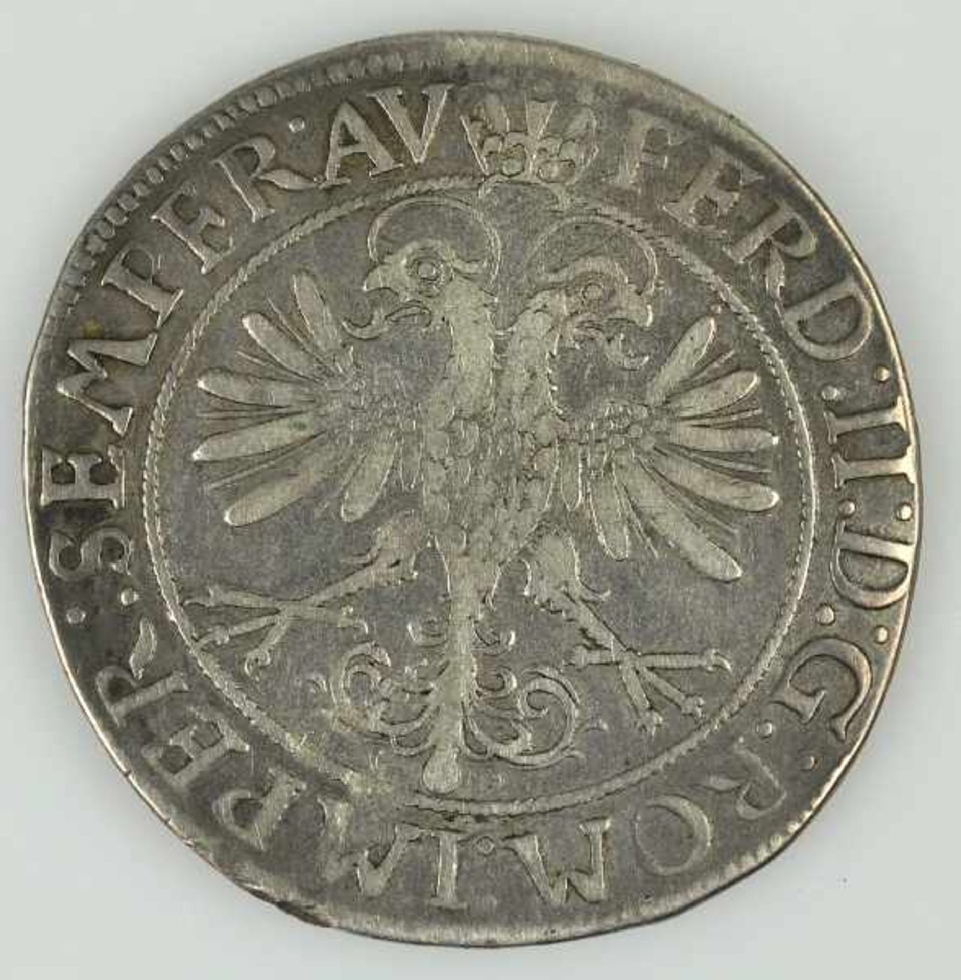 REICHSTALER STADT KONSTANZ mit Titel Kaiser Ferdinands II. (reg. 1619-1637), 1628, Silber, 29gr, D - Bild 2 aus 2