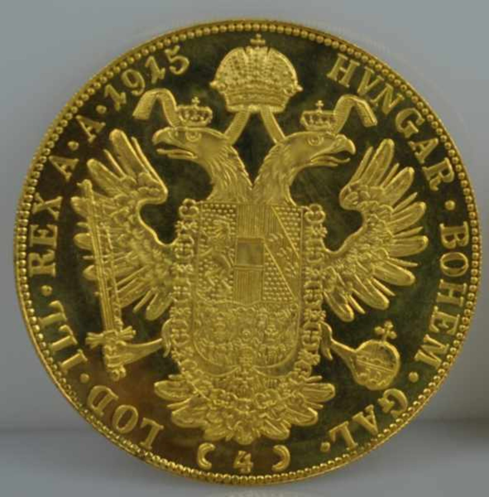 GOLDMÜNZE Franz Josef von Österreich 4 Dukaten, 13,9g - Bild 2 aus 2