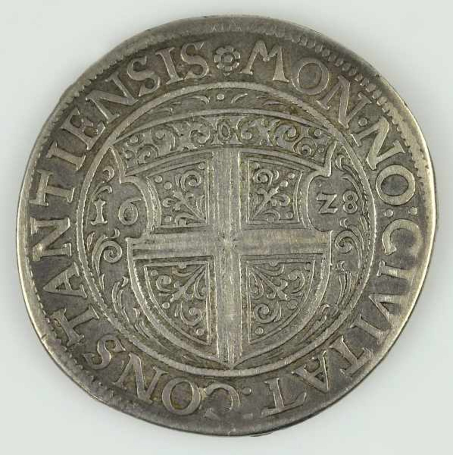 REICHSTALER STADT KONSTANZ mit Titel Kaiser Ferdinands II. (reg. 1619-1637), 1628, Silber, 29gr, D