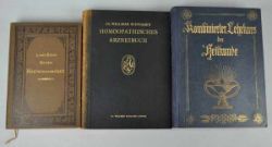 MEDIZIN-LOT bestehend aus drei verschiedenen Bänden, Kuhne Louis: "Die neue Heilwissenschaft", 1897,