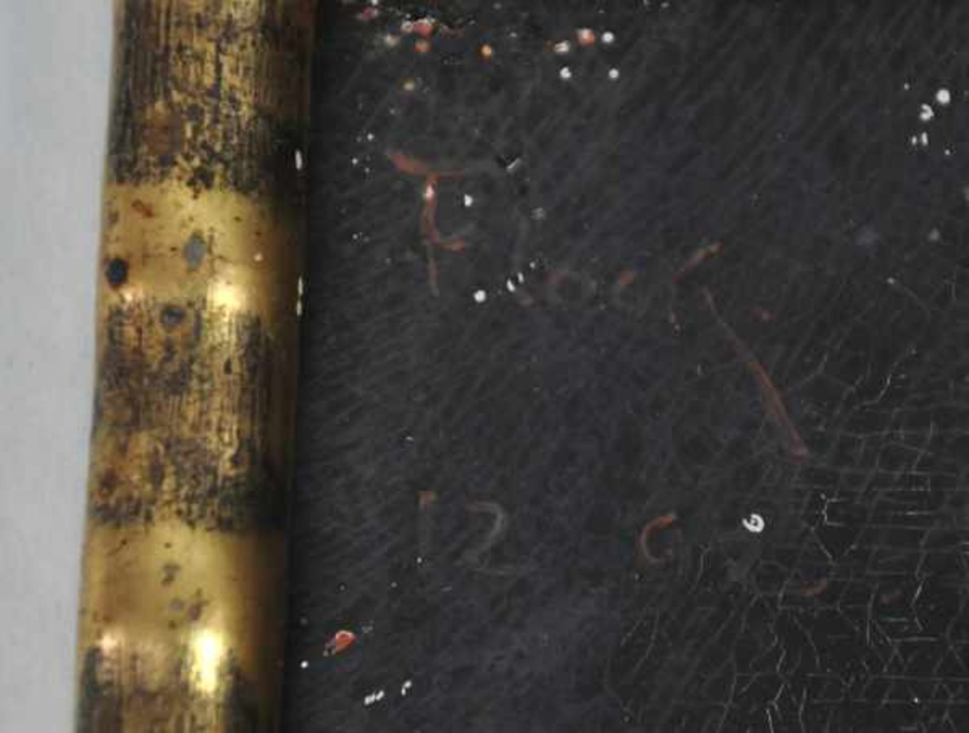 FLOCK (England 19./20.Jh.) "Hundewelpe" mit braunem flauschigem Fell, Öl auf Malkarton, links oben - Image 3 of 3
