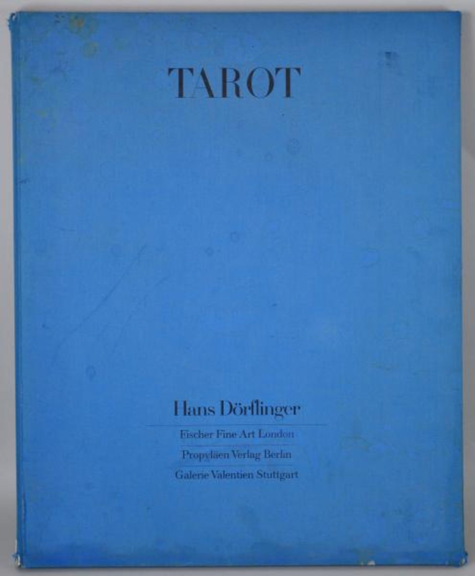 DÖRFLINGER Johannes (1941 Konstanz) "Tarot", Mappe mit 22 Granolithographien auf Büttenpapier in