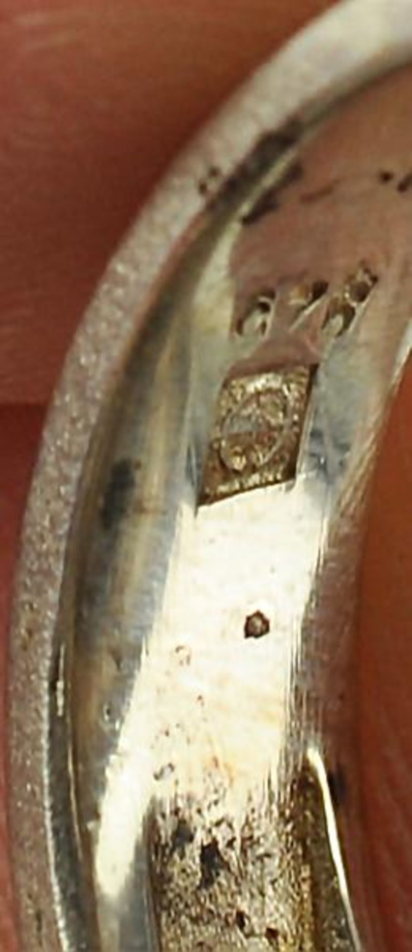 GROSSER RING oval, besetzt mit Boulderropal in handgefertiger Silberfassung 925, Gr. 57 - Bild 3 aus 3