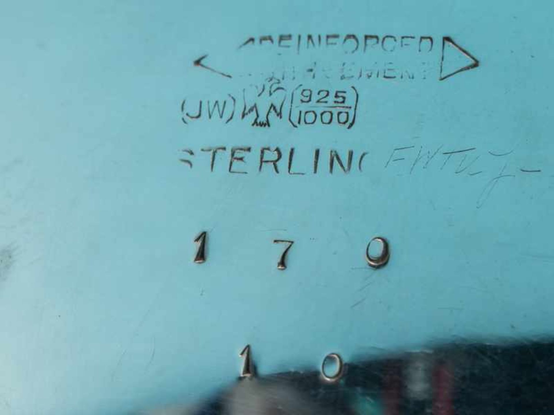 Leuchter-Paar und 2 Einzel-Leuchter, USA, 20. Jh. 925/-Silber (gewichtet), Gesamtgewicht ca. 1521 g; - Image 3 of 5
