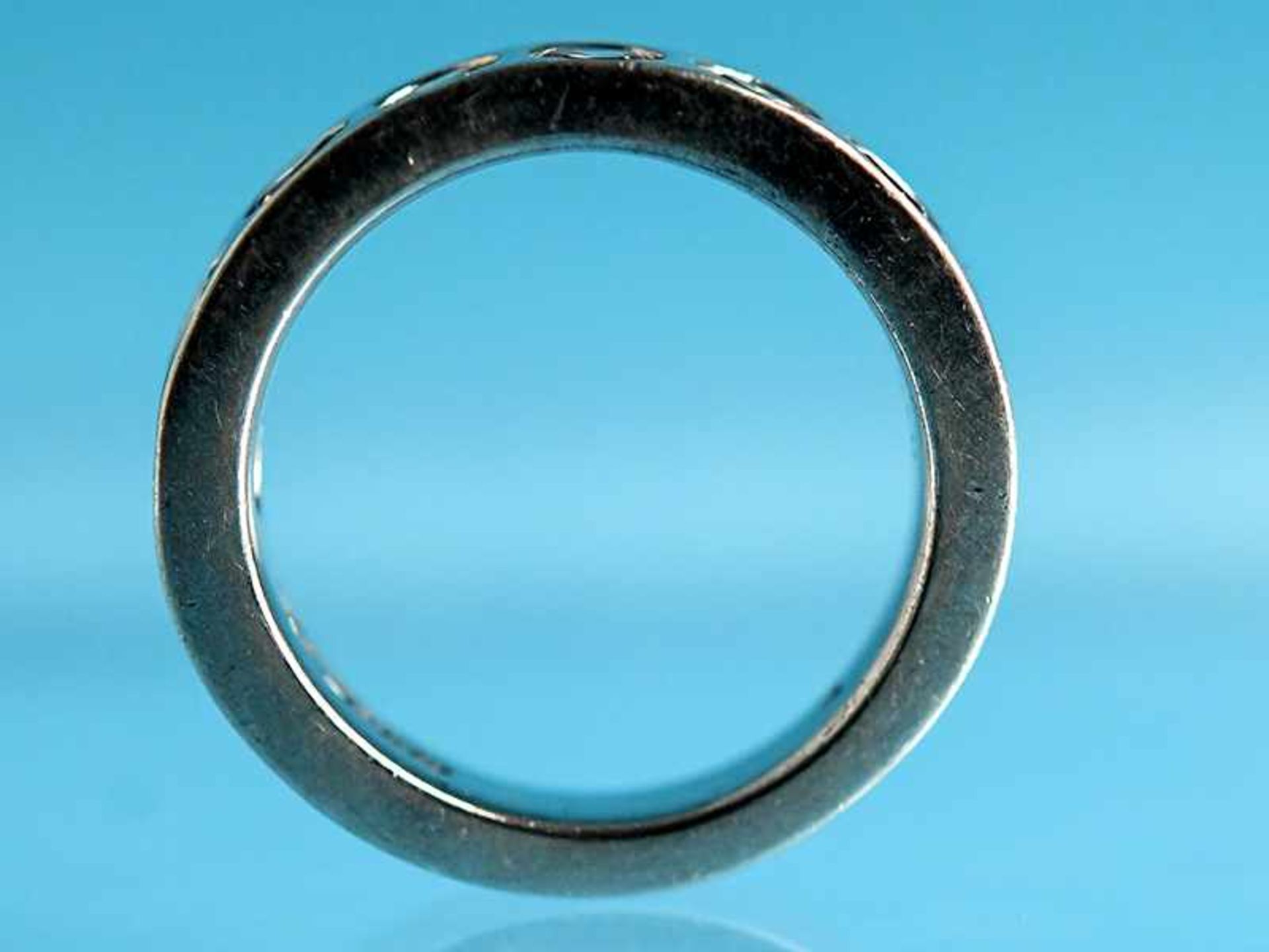 Ring mit 7 Citrinen, bezeichnet Ti Sento, 20. Jh. 925/- Silber. Gesamtgewicht ca. 6,4 g. Massive, - Image 7 of 7