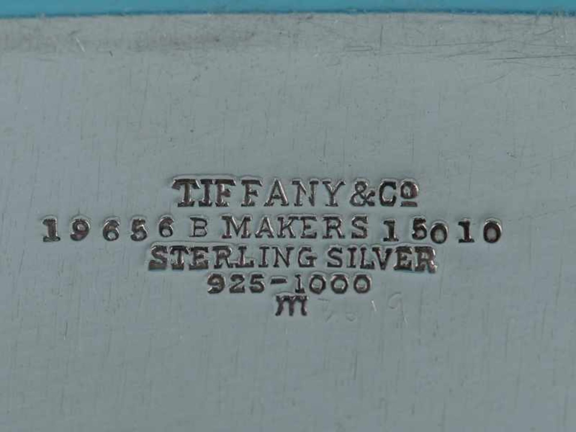 8-tlg. Rauch-Set für 6 Personen, Tiffany, New York (USA), 1916 - 1920. 925/-Silber, Gesamtgewicht - Image 7 of 16