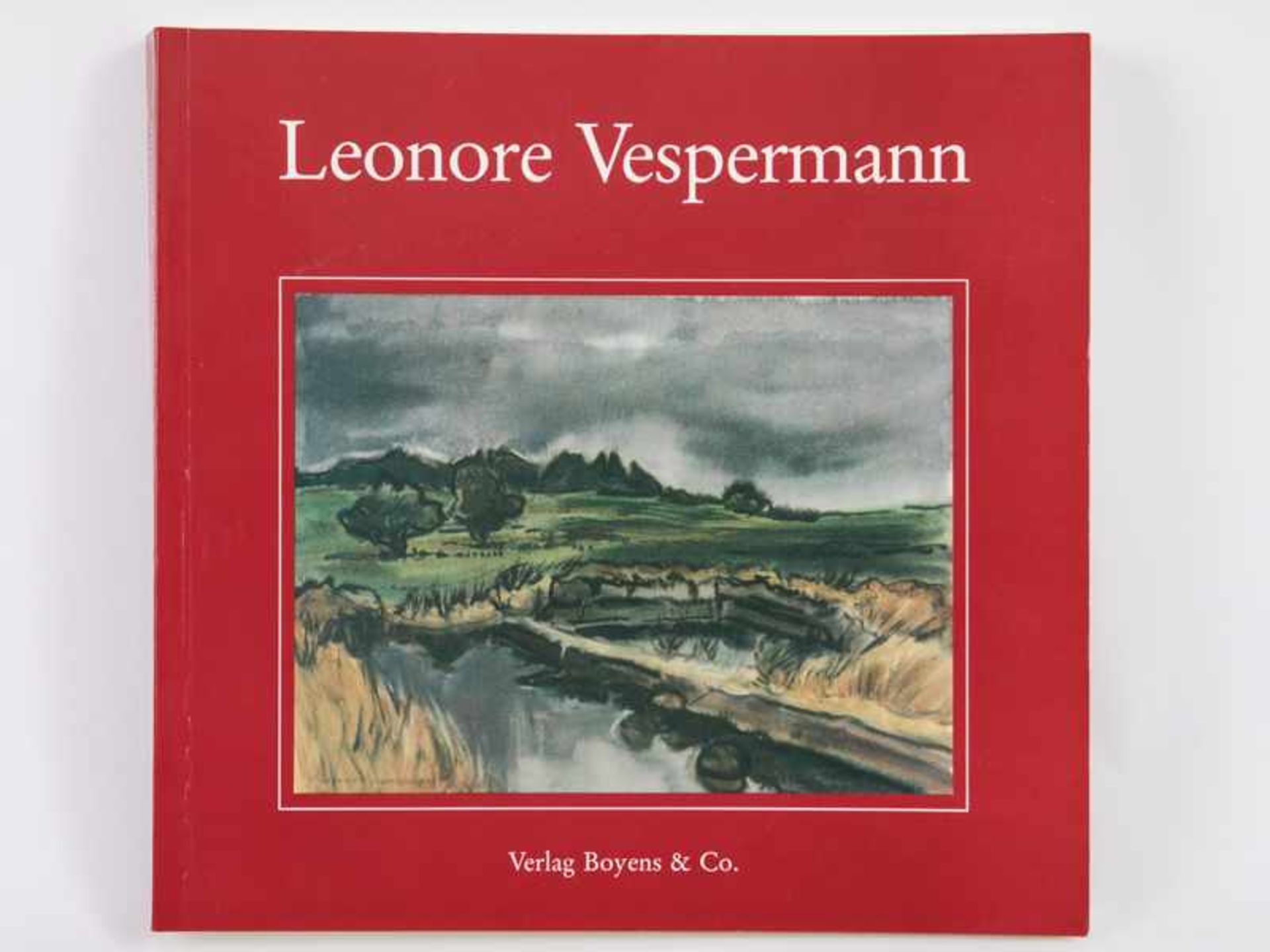 Vespermann, Leonore (1900 - 1974). Aquarell; "Schleswig-Holsteinische Moorlandschaft", 1947; unten - Bild 8 aus 8