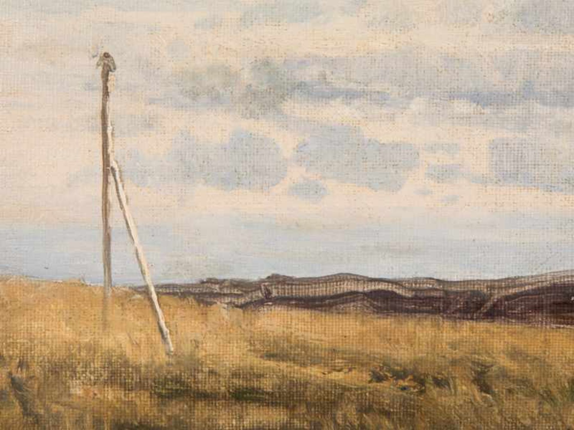 Thorenfeldt, Anton Erik Christian (1839 - 1907). Öl auf Leinwand, doubliert auf Karton, "Weite - Bild 4 aus 8