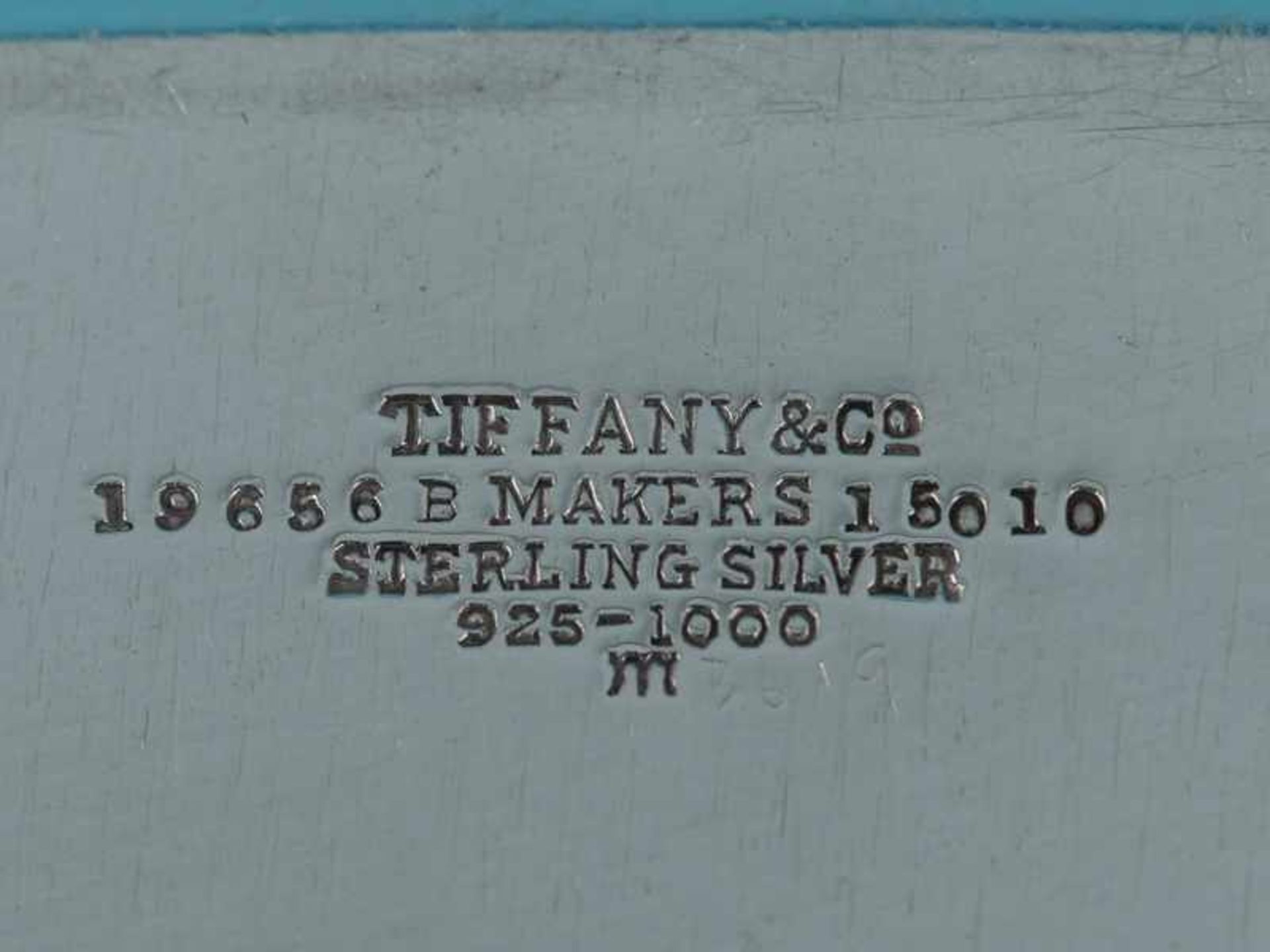 8-tlg. Rauch-Set für 6 Personen, Tiffany, New York (USA), 1916 - 1920. 925/-Silber, Gesamtgewicht - Image 8 of 16