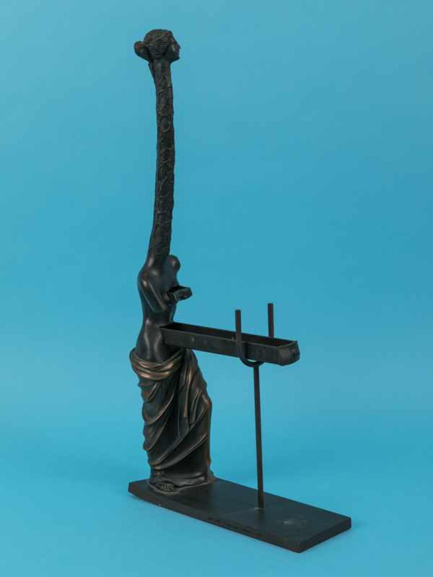 Dali, Salvador (1904 - 1989). Surrealistische Figurenplastik "Vénus à la girafe", Edition "euro - Image 12 of 18