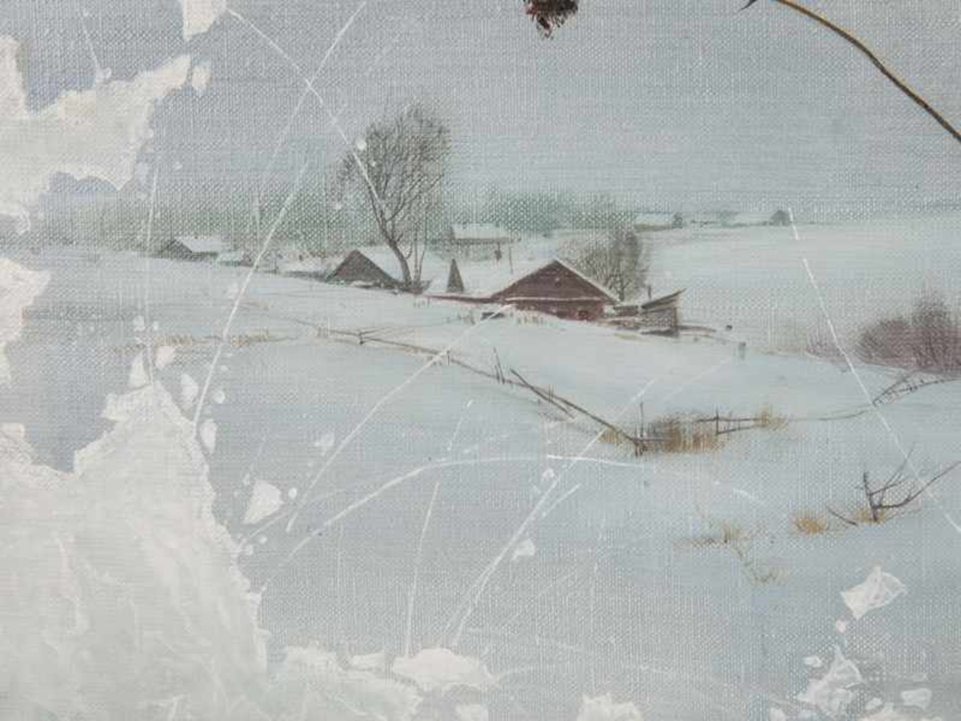 Kitchigin, Georgij Petrowitsch (* 1951 in Omsk/ Sibirien). Öl auf Leinwand, "Eisblumengerahmter - Bild 6 aus 14