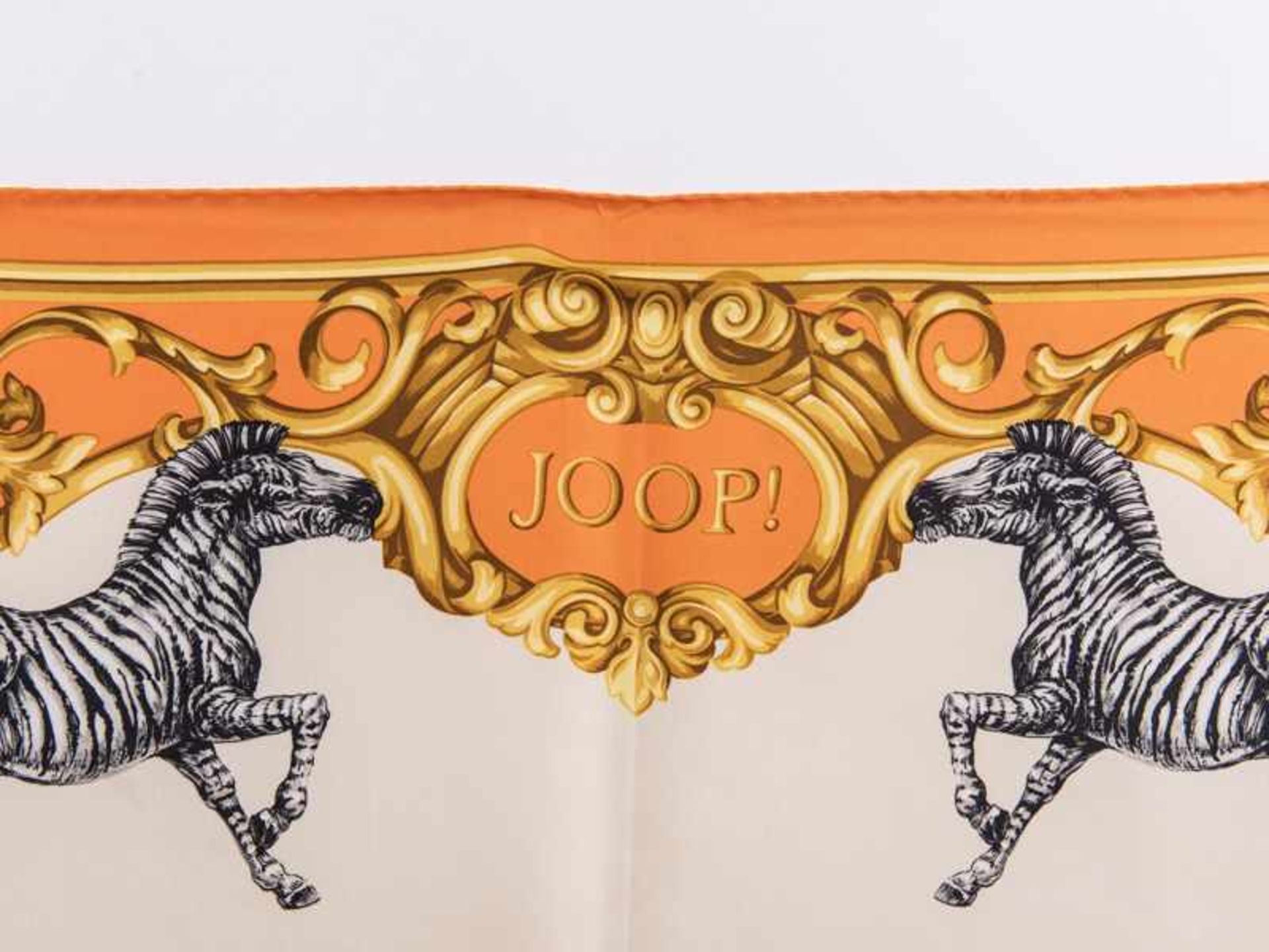 Vintage-Seidentuch von Wolfgang JOOP, 20. Jh. Titel: JOOP ZOO. 100% Seide. Handrolliert. Maße 86 x - Bild 2 aus 5