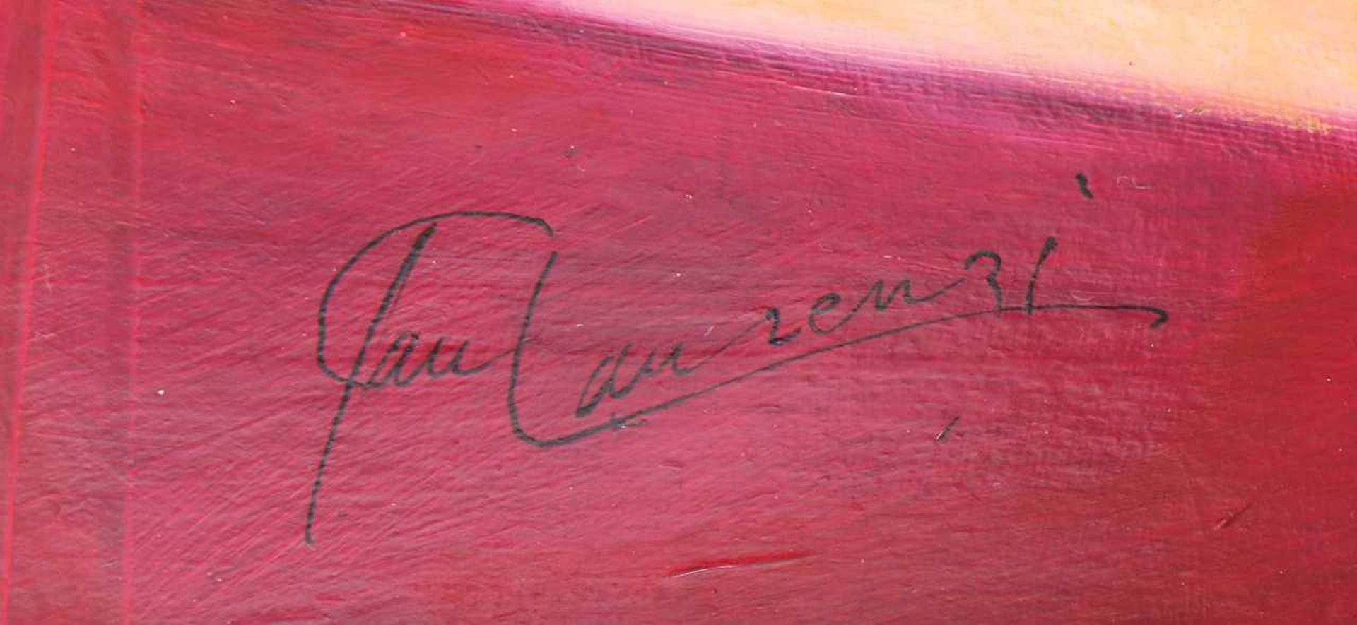 PAUL LORENZI (geb. 1964 Antibes, französischer Künstler) Öl auf Leinwand, ¨Songes de Lady Latex¨, - Image 2 of 2