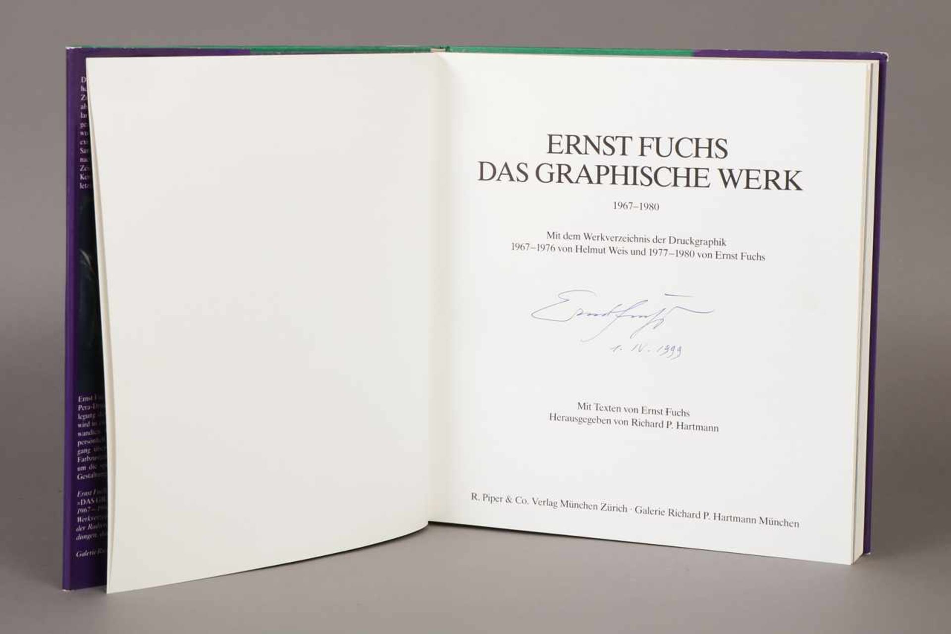 Buch ¨Ernst Fuchs, Klassiker der Neuzeit¨ Herausgeber Richard P. Hartmann, Band IV., handsigniert - Bild 2 aus 2