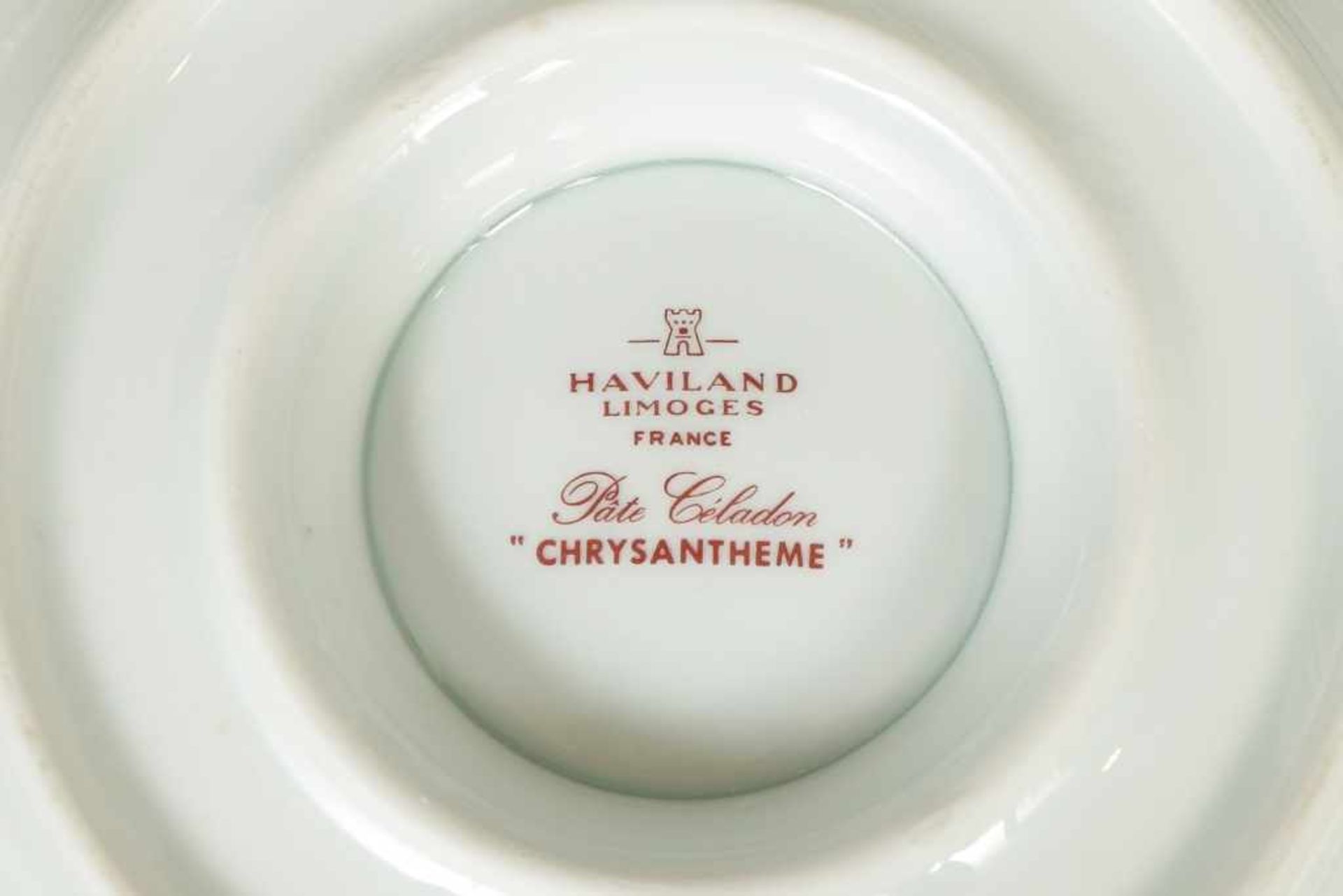 HAVILAND LIMOGES Speiseservice 2. Hälfte 20. Jhdt., Dekor ¨Chrysantheme¨, bestehend aus 8 - Bild 2 aus 2