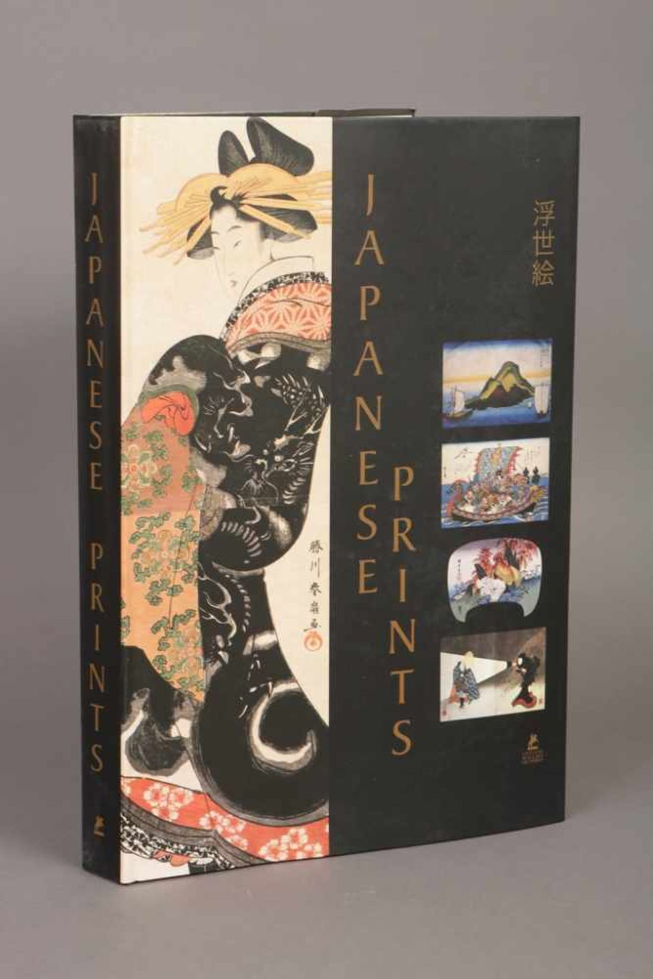 Buch ¨Japanese Prints¨ Catherine David, Verlag Place des Victoires, 2010, dunkler Leineneinband,