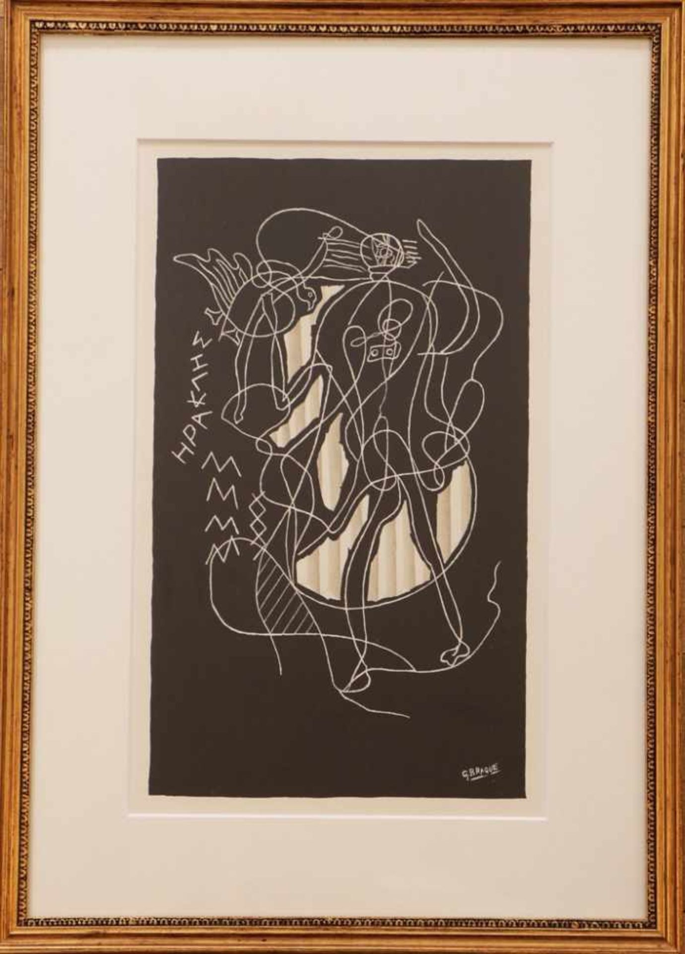 GEORGES BRAQUE (1882 Argenteuil-1963 Paris) Lithographie, ¨Herkules¨, unten rechts