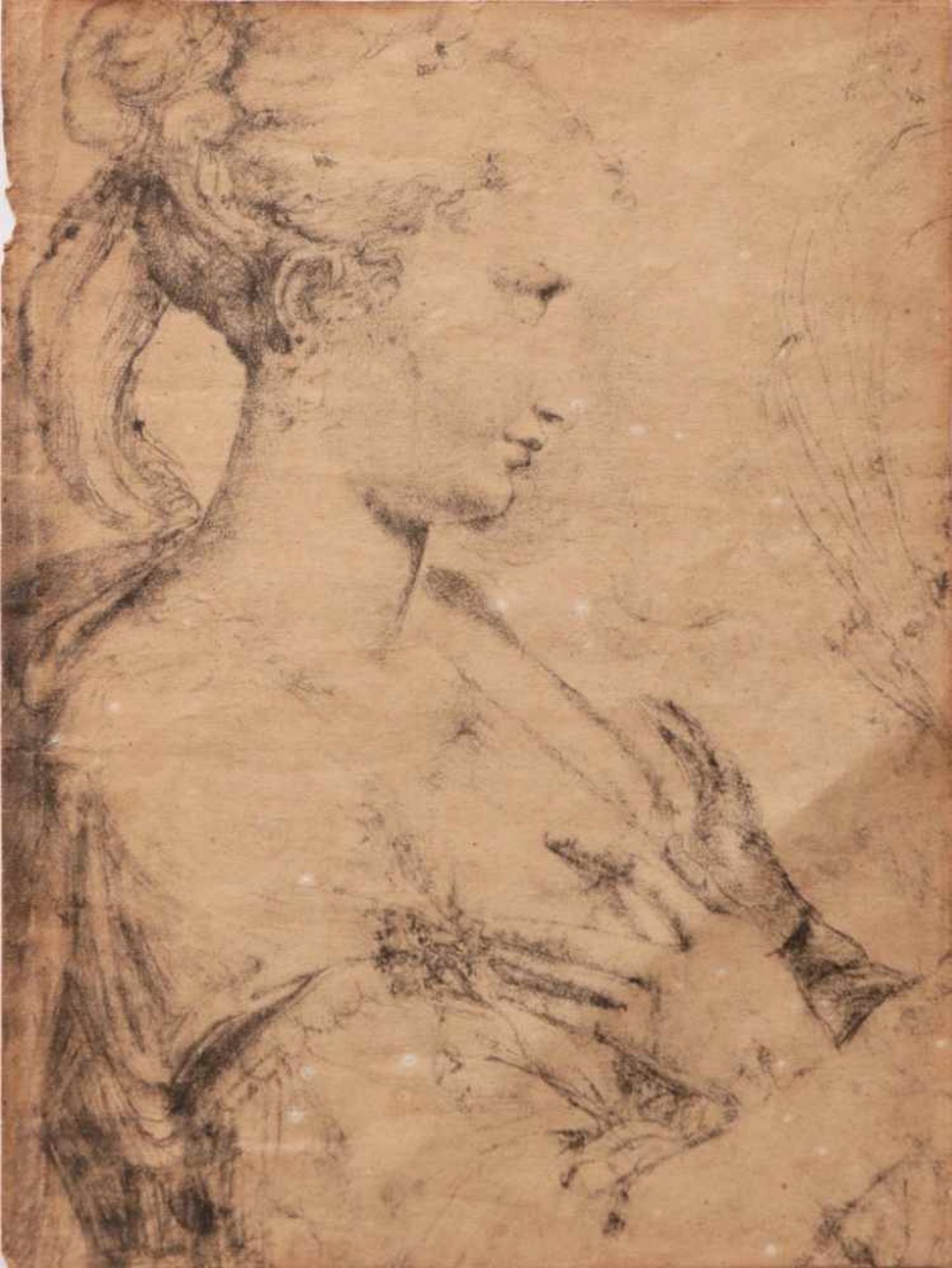 Faksimile nach PARMIGIANINO (1503 Parma-1540 Casalmaggiore) Faksimile nach einer Zeichnung, ¨
