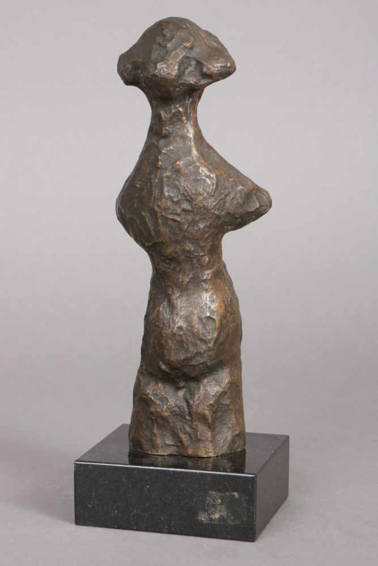 Bronzefigur ¨Schwangere Frau¨ unbekannter Künstler des frühen 20. Jhdts., expressionistische - Bild 2 aus 2