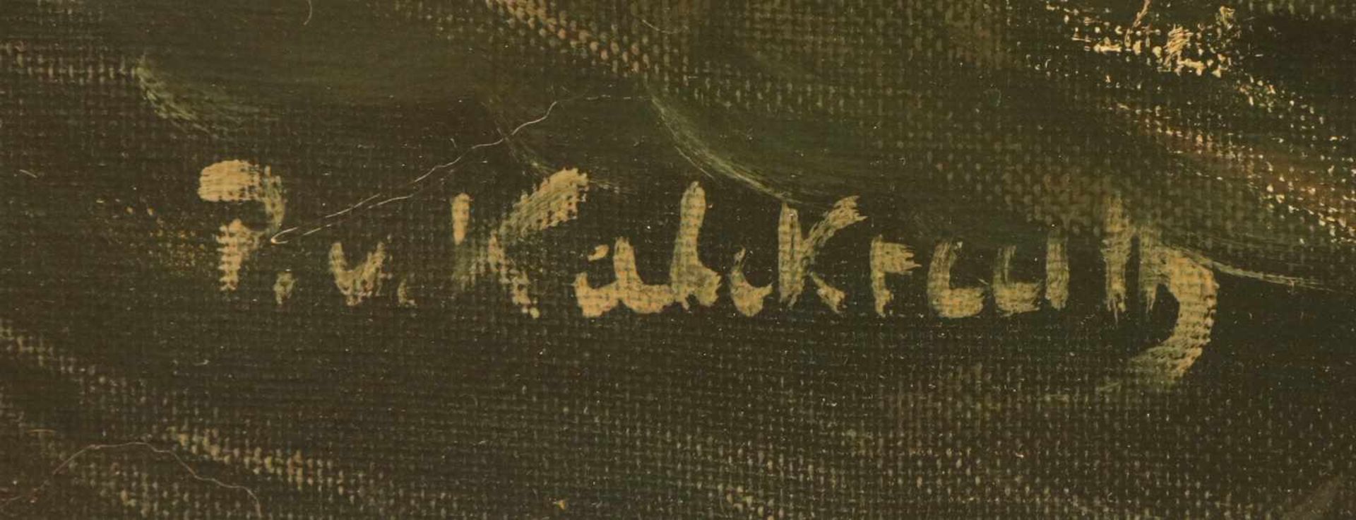 PATRICK VON KALCKREUTH (1898 Kiel-1970 Starnberg)Öl auf Leinwand, ¨Meereswogen¨, unten links - Bild 2 aus 2