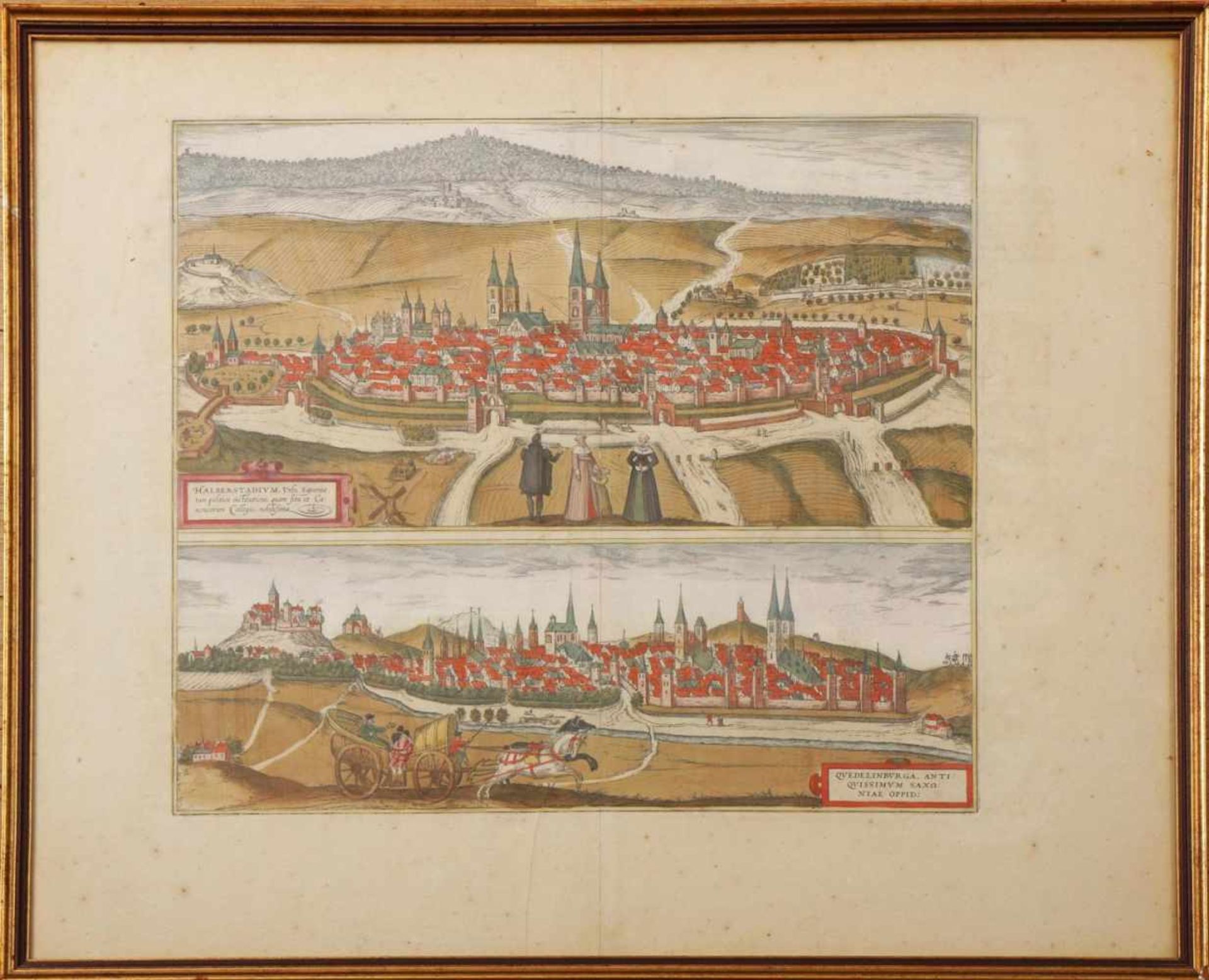 GEORG BRAUN (1541 Köln-1622 ebenda) und FRANS HOGENBERG (1535 Mechelen-1590 Köln)Kupferstich,