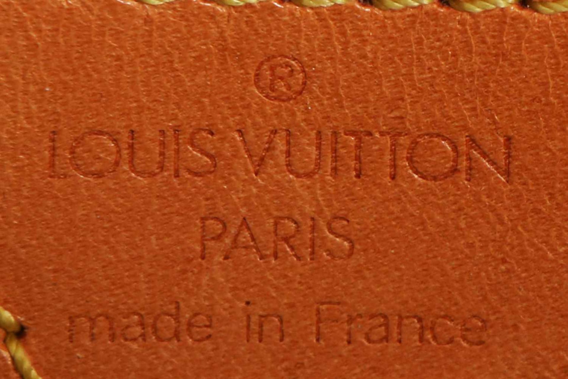 LOUIS VUITTON HandtascheMonogramm Canvas und beiges Leder, Umhängetasche, 2 kurze Tragehenkel, - Bild 2 aus 2